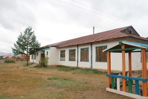 改修前の園舎の外観（正面）