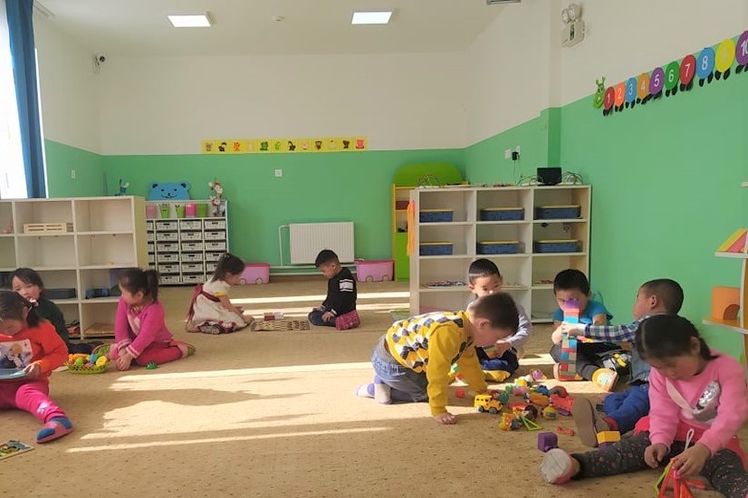 改修後の教室の様子