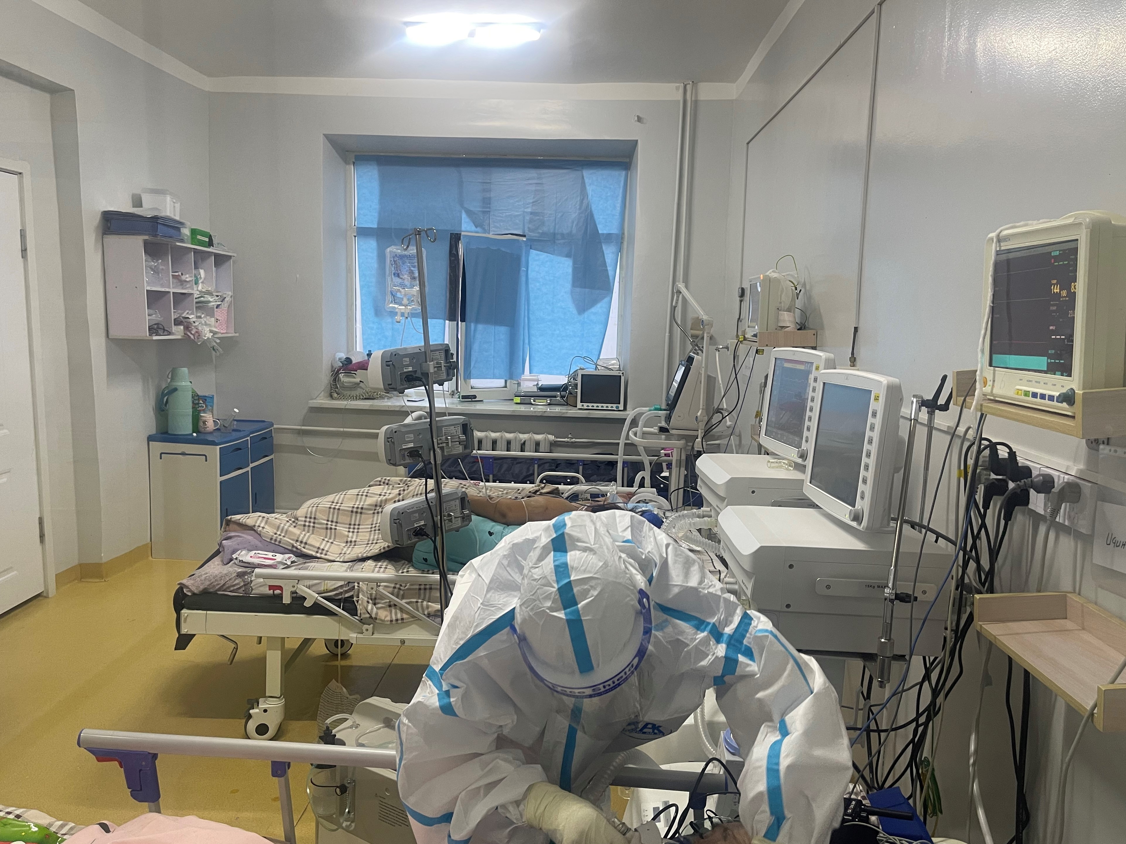 供与されたベッド