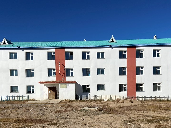 改修した寄宿舎の外観